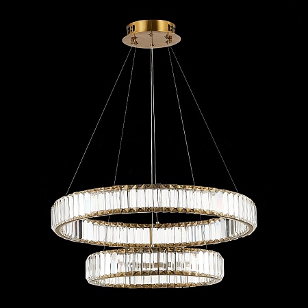 Люстра подвесная ST-Luce Латунь/Прозрачный LED 1*70W 4000K SL1622.303.02 - фото