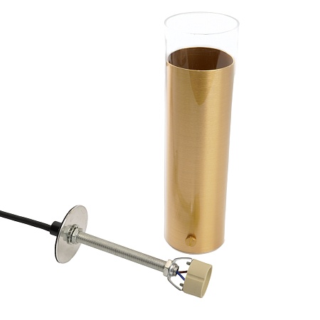 Светильник потолочный Feron ML1898 Barrel LUMINA levitation на подвесе MR16 35W 230V, золото, черный, 55*200 - фото
