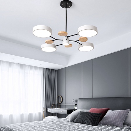 Люстра На Штанге Meade 7 Lamps Green Imperiumloft 207864-26 - фото