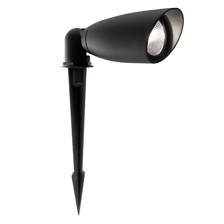 Светодиодный светильник тротуарный (грунтовый) Feron SP2701, 5W, AC/DC12-24V, низковольтный, 4000К, черный, IP65 - фото