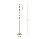 Светильник напольный ST-Luce золотистый/белый LED 1*24W 4000K SL6610.205.12 - фото