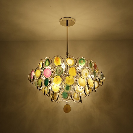 Люстра Tezani Argent Suspension Pendant Lamp 85 Gold D50 Imperiumloft 186184-22 - фото