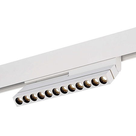 Магнитный трековый светильник Белый LED 1*12W 3000K 450Lm Ra>90 36° IP20 L220xW22xH117 ST805.536.12 - фото