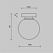 Настенный светильник (бра) Maytoni Basic form MOD321WL-01B - фото