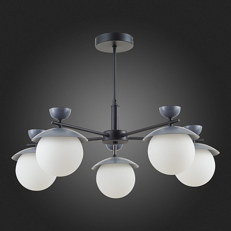 Светильник потолочный Черный, Серый/Белый G9 5*5W SLE220202-05 - фото