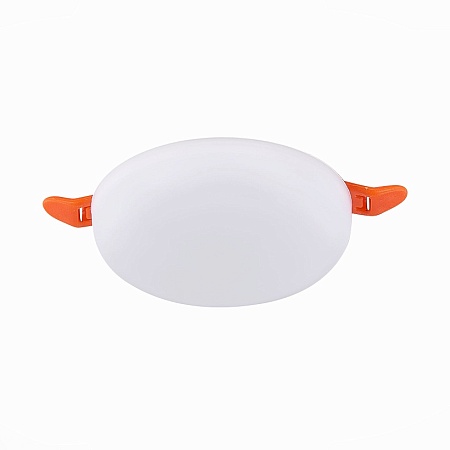 Св-к встр. Белый LED 1*8W 3000K 690Lm Ra80 180° IP44 D90xH20 85-265V ST700.538.08 - фото