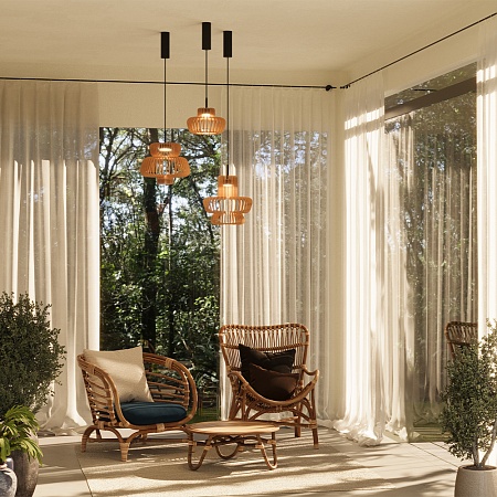 Подвесной светильник Maytoni MOD465PL-L12BK3 - фото