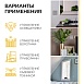 Шинопровод для трековых однофазных светильников, белый, 1м,  в наборе токоввод, заглушка, крепление, CAB1005 - фото