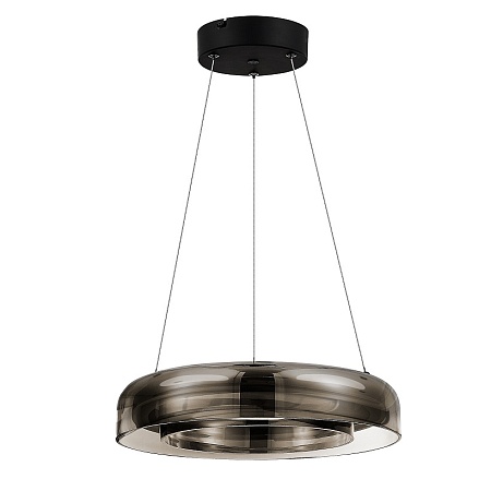 Светильник подвесной ST-Luce Черный/Дымчатый, Белый LED 1*18W 3000K SL6019.323.01 - фото