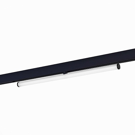 Магнитный трековый светильник Черный LED 1*10W 4000K 1 100Lm Ra>90 120° IP20 L604xW28xH ST803.446.10 - фото
