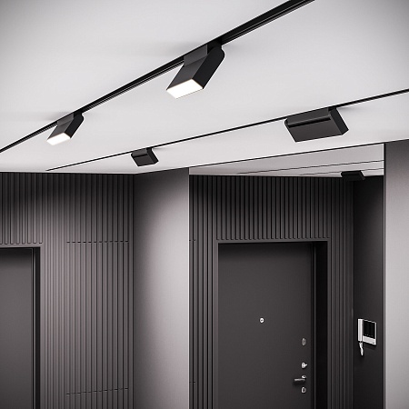 Трековый светильник 6W 4200K Kos чёрный Slim Magnetic 85084/01 Elektrostandard - фото