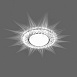 Светильник встраиваемый с белой LED подсветкой Feron CD4021 потолочный GX53 без лампы прозрачный - фото