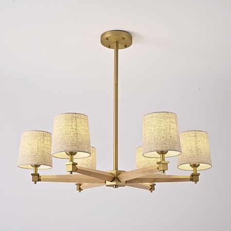 Люстра Jorgenson D85 Beige/Light Wood Imperiumloft 203573-26 - фото