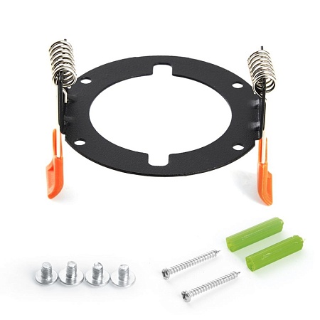 Светильник потолочный Feron HL355 12W, 230V, GX53, черный - фото