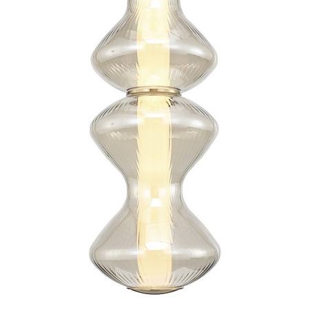 Светильник подвесной ST-Luce золото/коньячный LED 1*18W 3000K SL6136.213.01 - фото