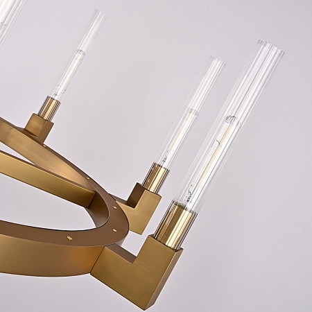 Люстра Canelle Round Chandelier 8 Modern Brass Imperiumloft 84600-22 - фото