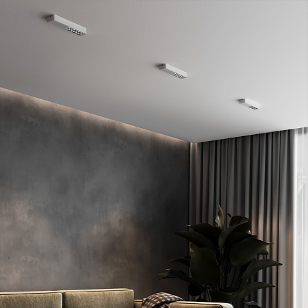 Светильник потолочный светодиодный Tend 9W 4000K белый 25114/LED Elektrostandard - фото