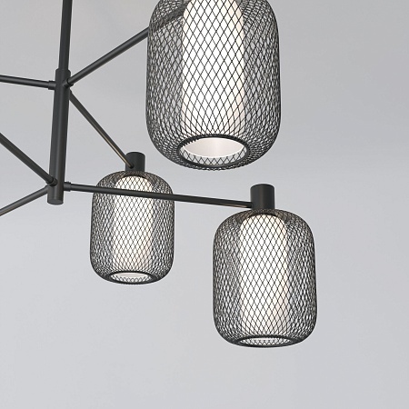 Потолочный светильник Eurosvet 30191/6 черный - фото