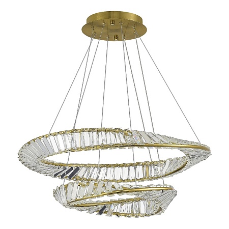 Светильник подвесной ST-Luce Латунь/Прозрачный LED 1*52W 4000K SL6204.301.02 - фото