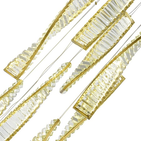 Светильник подвесной ST-Luce Латунь/Прозрачный LED 1*99W 4000K SL6205.303.09 - фото