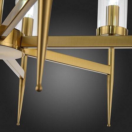 Люстра подвесная ST-Luce Латунь/Латунь, Прозрачный E14 7*60W SL1159.303.07 - фото