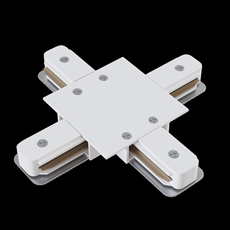 Коннектор Х-образный Unity встраиваемый белый - фото