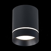 Светильник потолочный Черный LED 1*12W 4000K 840Lm Ra&gt;90 120° IP20 D79xH100 170-240V ST115.442.12