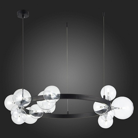 Светильник подвесной ST-Luce Черный/Прозрачный G4 15*5W SL1165.402.15 - фото