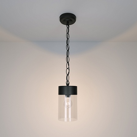 Подвесной уличный светильник Atrani 35085/H черный Elektrostandard - фото