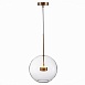 Светильник подвесной ST-Luce Латунь/Прозрачный LED 1*14W 3000K SL1133.223.01 - фото