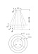 Подвесной светильник Maytoni Rim MOD058PL-L100BS4K - фото