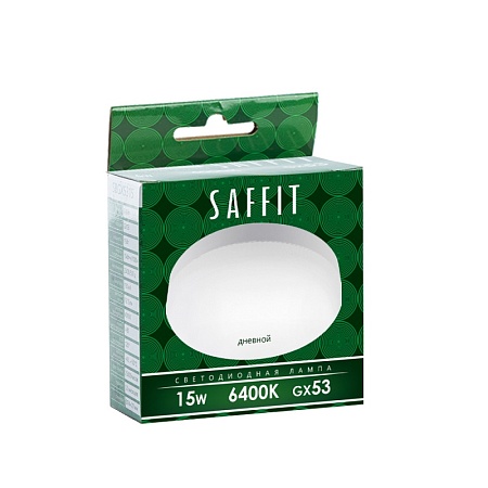 Лампа светодиодная SAFFIT SBGX5315 GX53 15W 230V 6400K - фото