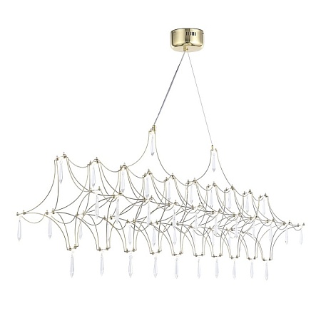 Светильник подвесной ST-Luce Золотистый/Прозрачный LED 1*23W 4000K SL6603.203.23 - фото