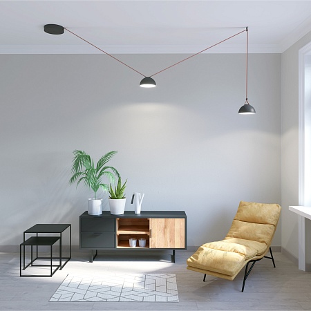 Светильник на шине Denkirs BELTY FLOW DK5560-BK - фото