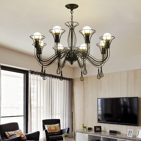 Подвесная Люстра Cast 5 White Imperiumloft 101410-26 - фото