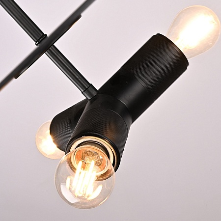 Люстра Rh Utilitaire Disk Triple Pendant Black Imperiumloft 123645-22 - фото