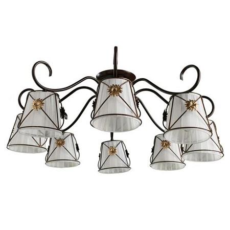 Потолочная люстра ARTE LAMP A5495PL-8BR - фото