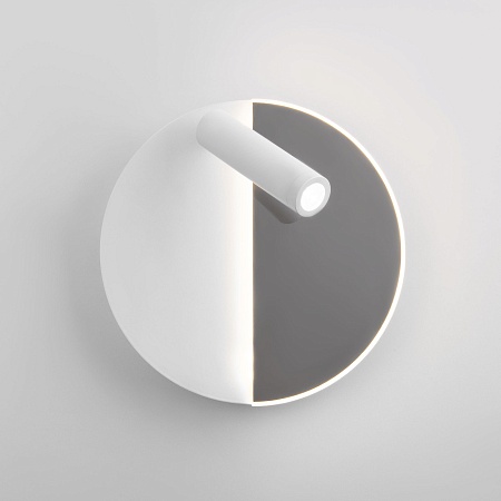 Настенный светодиодный светильник Drom LED 40105/LED белый/хром Elektrostandard - фото