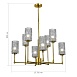 Люстра подвесная ST-Luce Латунь/Дымчатый E27 8*60W SL1240.303.08 - фото