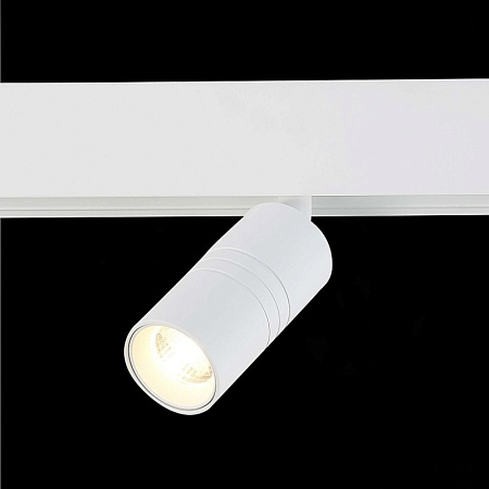 Магнитный трековый светильник белый LED 1*7W 3000K 595Lm Ra>90 36° IP20 L-xW44xH90 48V ST365.536.07 - фото