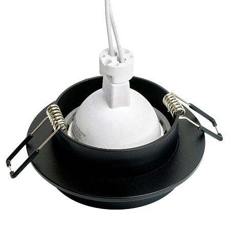 Светильник встраиваемый Feron DL362 LUNA  потолочный MR16 G5.3 черный - фото