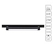 Трековый светильник Arte Lamp LINEETTA A4574PL-1BK - фото