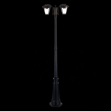 Светильник уличный наземный ST-Luce Черный/Черный, Прозрачный E27 2*40W SL081.405.02 - фото