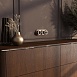 Розетка с заземлением Vintage мокко матовый/хром W5871052 - фото