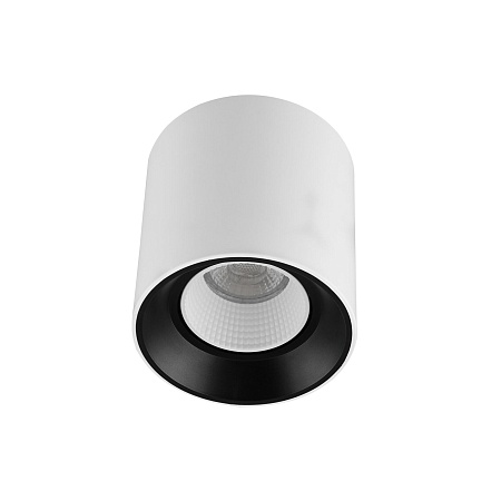 DK3090-WB+WH Светильник накладной IP 20, 10 Вт, GU5.3, LED, бело-черный/белый, пластик - фото