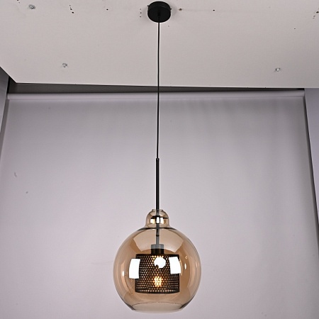 Подвесной Светильник Catch Amber Pear L D30 Imperiumloft 200987-26 - фото