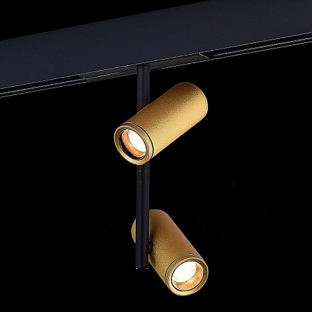 Магнитный трековый светильник Золотистый LED 1*16W 3000K 1 100Lm Ra>90 36° IP20 D45xH24 ST808.236.16 - фото