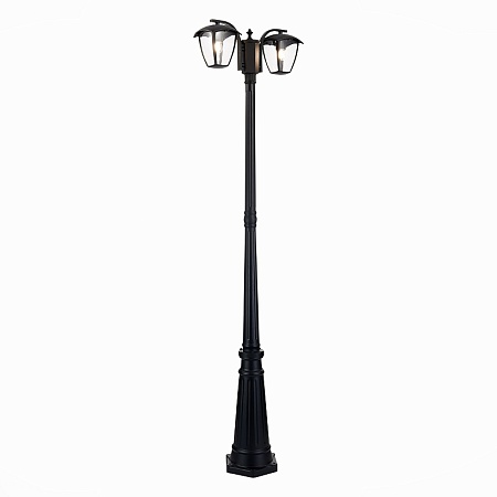 Светильник уличный наземный ST-Luce Черный/Черный, Прозрачный E27 2*40W SL081.405.02 - фото
