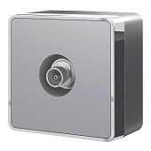 ТВ-розетка оконечная Gallant серебряный W5083006