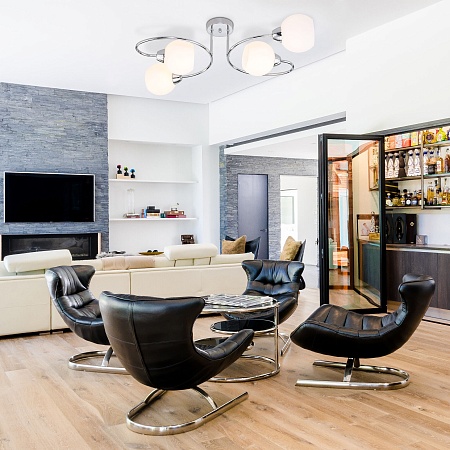 Потолочный светильник Eurosvet 30136/4 хром - фото